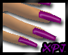 Gloss Purple Nails