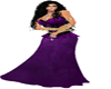 long purple/black dress