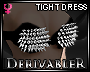 {DR} Spiked Tight Dress 