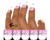 Manicure Pink Swirl