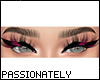 hot pink lashes