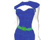 DIA Blue green dress