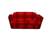 red love seat