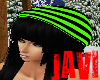 .:C:.Corina Blk+Lime Hat