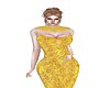 CM*Fishtail yellow gown