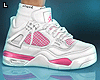 Pink sneakers