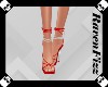 Red Wrap Heels