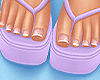 Lilac Wedge Sandals DRV