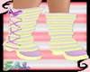 Baggy Pastel Socks Boots