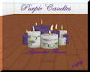 Animated Purple Candles