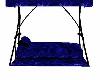 swinging blue hammock