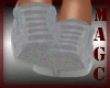 Grey girls tennis shoes