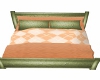  PEACH AND SAGE  BED