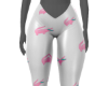 LCST Leggings White Pink
