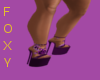 Purple Rose Heels