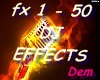 DJ EFFECTS fx 1 - 50