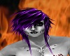 Purple Goth Emo Hair