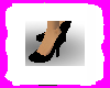 sexy black spike heel