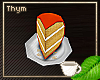 Dbl Vanl Pmkn Cake Slice