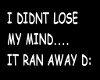 Head Sign - Lost it