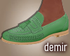 [D] Noah green loafer