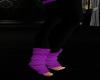 Purple Knit Socks