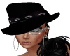 ~S~black hat with plaid