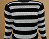 Black Striped Sweater M
