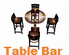 Table Bar The Rain