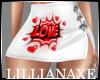 [la] Love music skirt