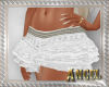 [AIB]Ruffle Skirt White