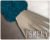 [Is] Gloves Fur Blu/Beig