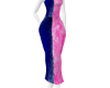 Blue & Pink Dress