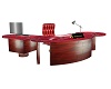 Office Red Marble Desk