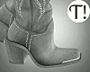 T! Western Grey Boots