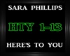 Sara Phillips~HeresToYou