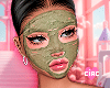 Facial clay mask green