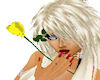 !Dia Single Yellow Rose