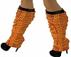 Orange Knitted Boot Warm