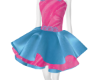 DS pink and blue dress K