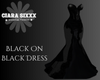 Black On Black Dress