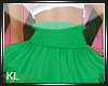 [KL] Dolly Green Skirt