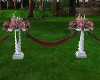 pink wedding garland