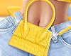 Torn Waist Bag Yellow