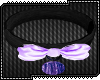 Purple Bow Collar