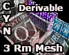 Derivable 3 rm Mesh