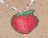 strawberry necklace