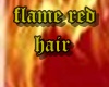 flame red hair
