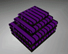 MsN Purple Folded Towels