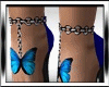 Blue Butterfly Heels